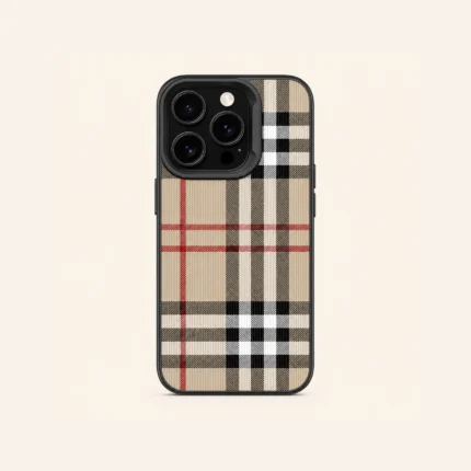 ZENTIO Silver Plaid Phone Case for iPhone